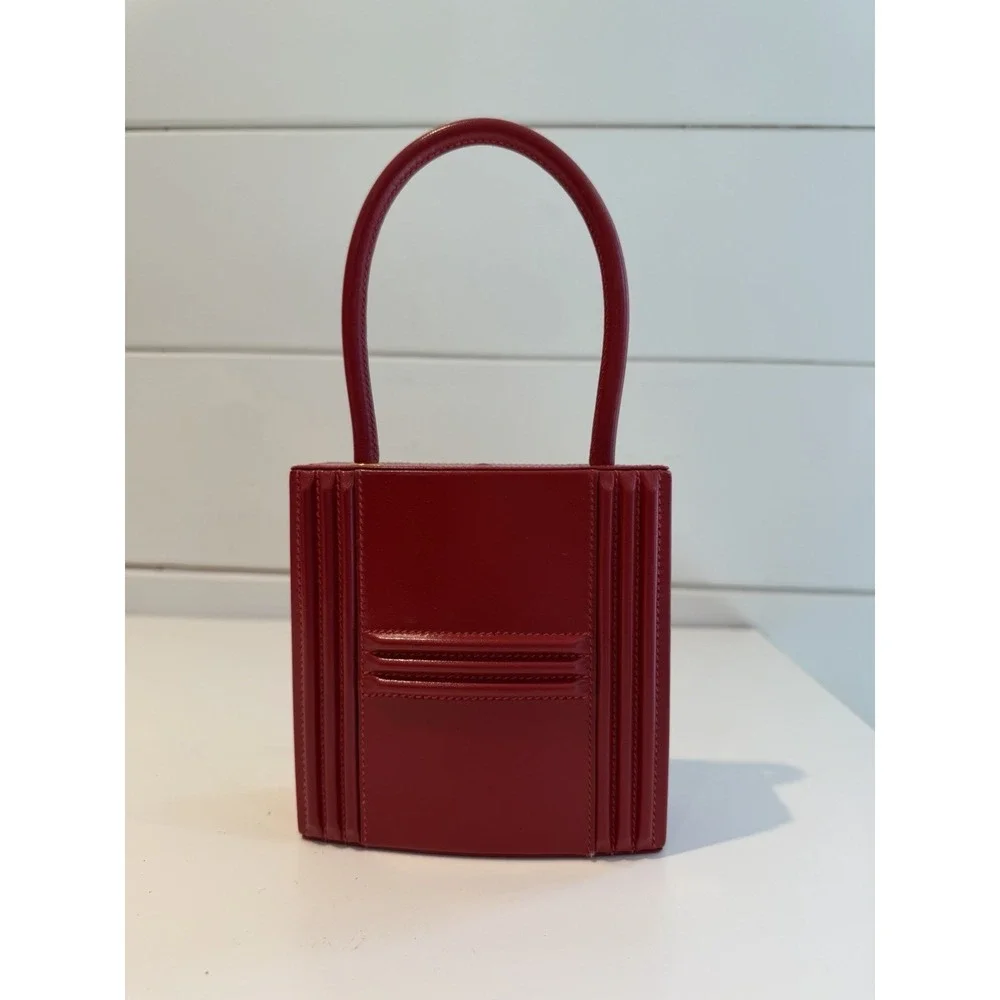 HERMES Kelly Cadena Bag Cadena Kelly Bag Cadena Bag Tote Bag Box scarf Noir ... - Picture 2 of 7